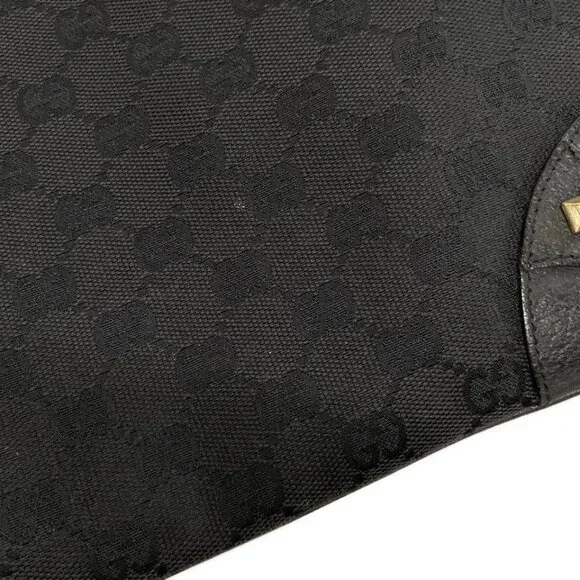 GUCCI GG Black Jacquard Leather - Shoulder Bag 244-060825 - Picture 10 of 13